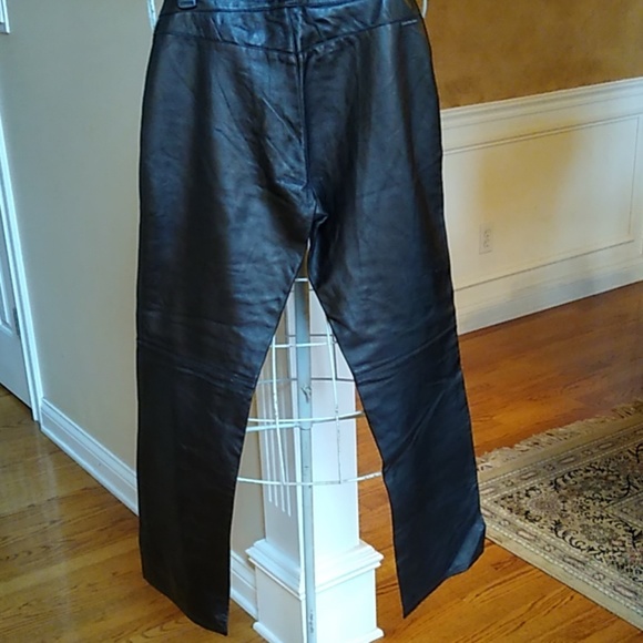 Calvin Klein Leather Pants - Picture 2 of 7
